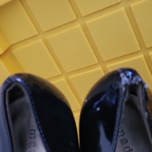 Navy Patent Madden Girl platform pump - Picture 8 of 8